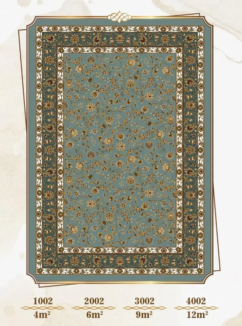 روفرشی کشدار مخمل شانل تراکم بالا (کاور فرش) کد A002 - 1