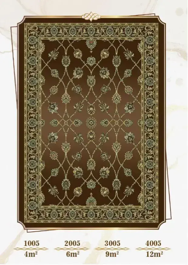 فرشینه ترمزدار و ریشه‌دار طرح روژان کد A005 - 1