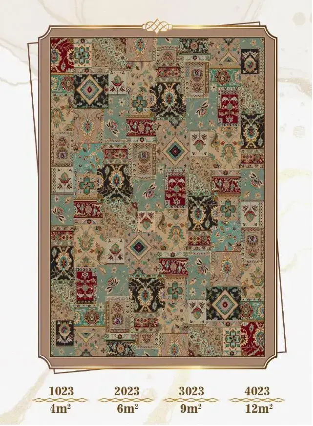 فرشینه ترمزدار و ریشه‌دار طرح پریا کد A023 - 1