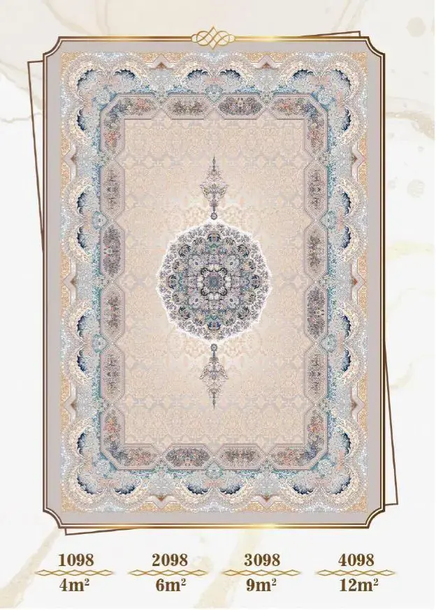 روفرشی کشدار مخمل شانل تراکم بالا (کاور فرش) کد A098 - 1