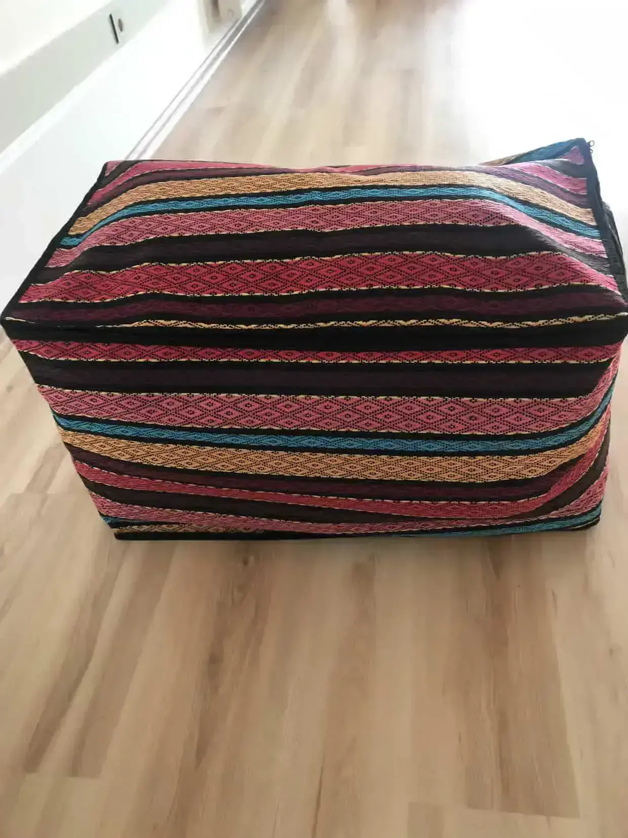 کاور رختخواب جاجیمی (بقچه) سایز چهار با ابعاد 47 × 47 × 80 سانتیمتر - 1