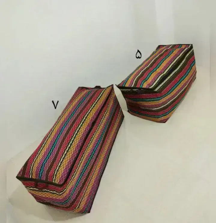 کاور رختخواب جاجیمی (بقچه) سایز هفت با ابعاد 47 × 47 × 110 سانتیمتر - 1