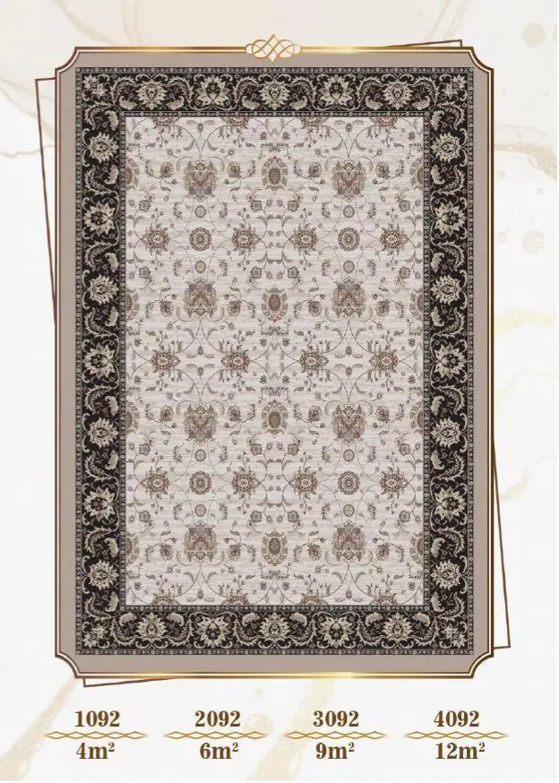 روفرشی کشدار مخمل شانل تراکم بالا (کاور فرش) کد A092 - 1