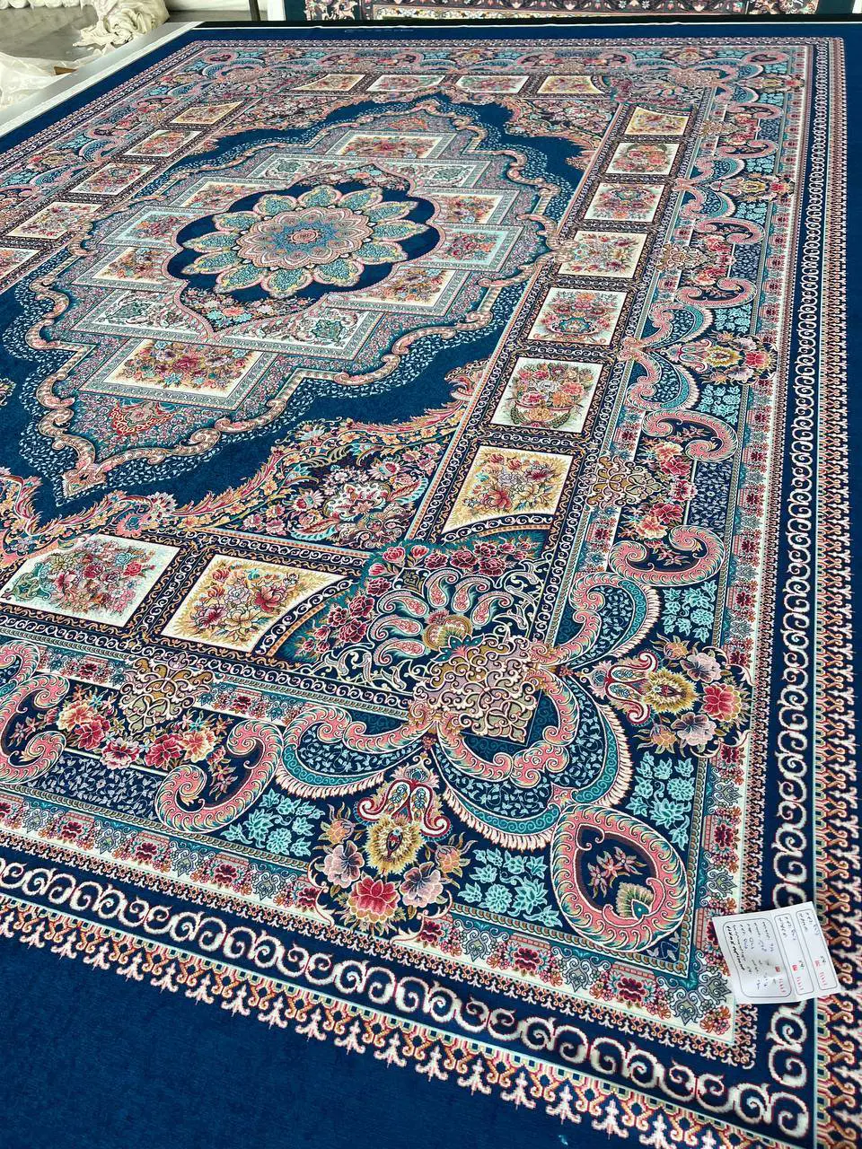 روفرشی کشدار مخمل شانل تراکم بالا (کاور فرش) کد A065 - 1