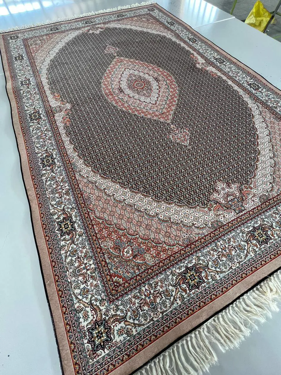 روفرشی کشدار مخمل شانل تراکم بالا (کاور فرش) کد A040 - 1
