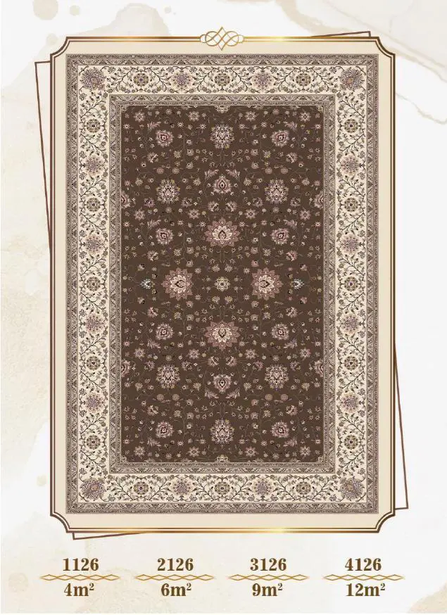 روفرشی کشدار مخمل شانل تراکم بالا (کاور فرش) کد A126 - 1