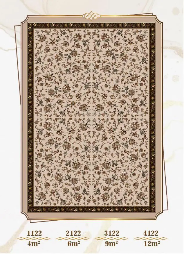 روفرشی کشدار مخمل شانل تراکم بالا (کاور فرش) کد A122 - 1