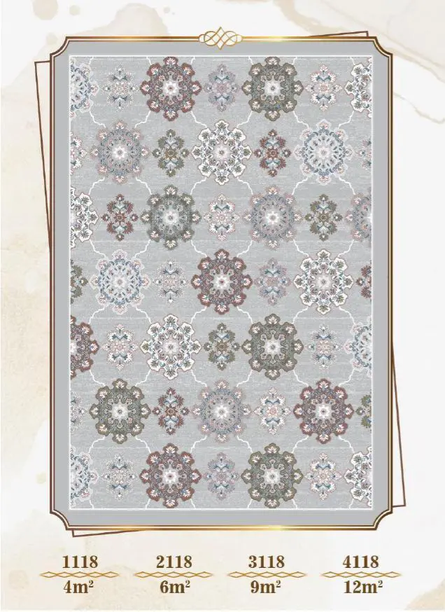 روفرشی کشدار مخمل شانل تراکم بالا (کاور فرش) کد A118 - 1