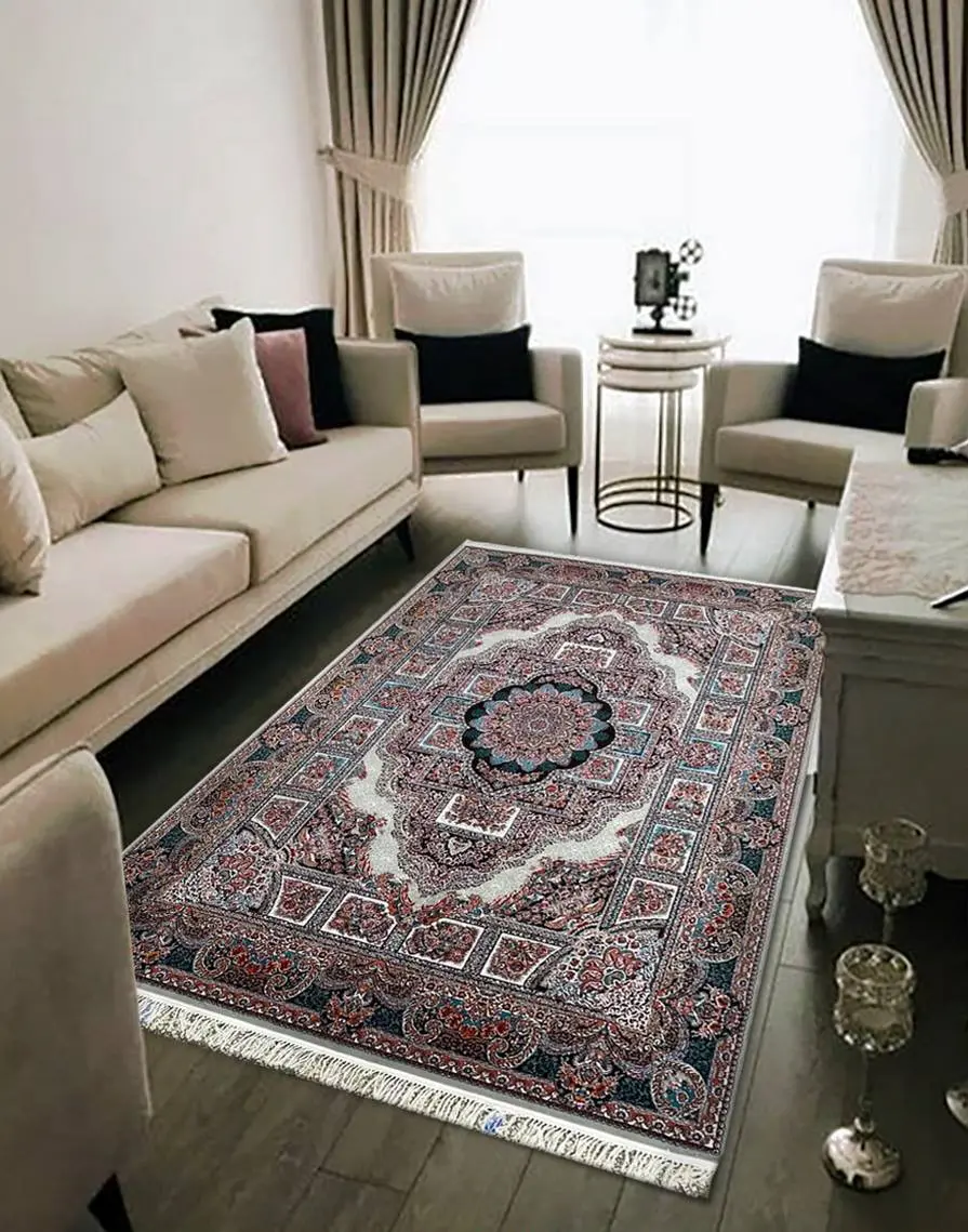  فرش ماشینی طرح حوض نقره فیلی 700 شانه ورژن - ارسال رایگان - 1