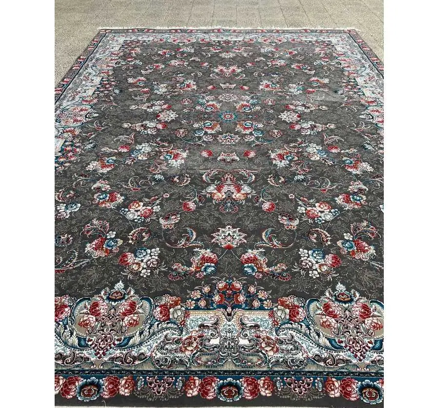  فرش ماشینی افشان 700 شانه الماس دودی ورژن - ارسال رایگان - 1