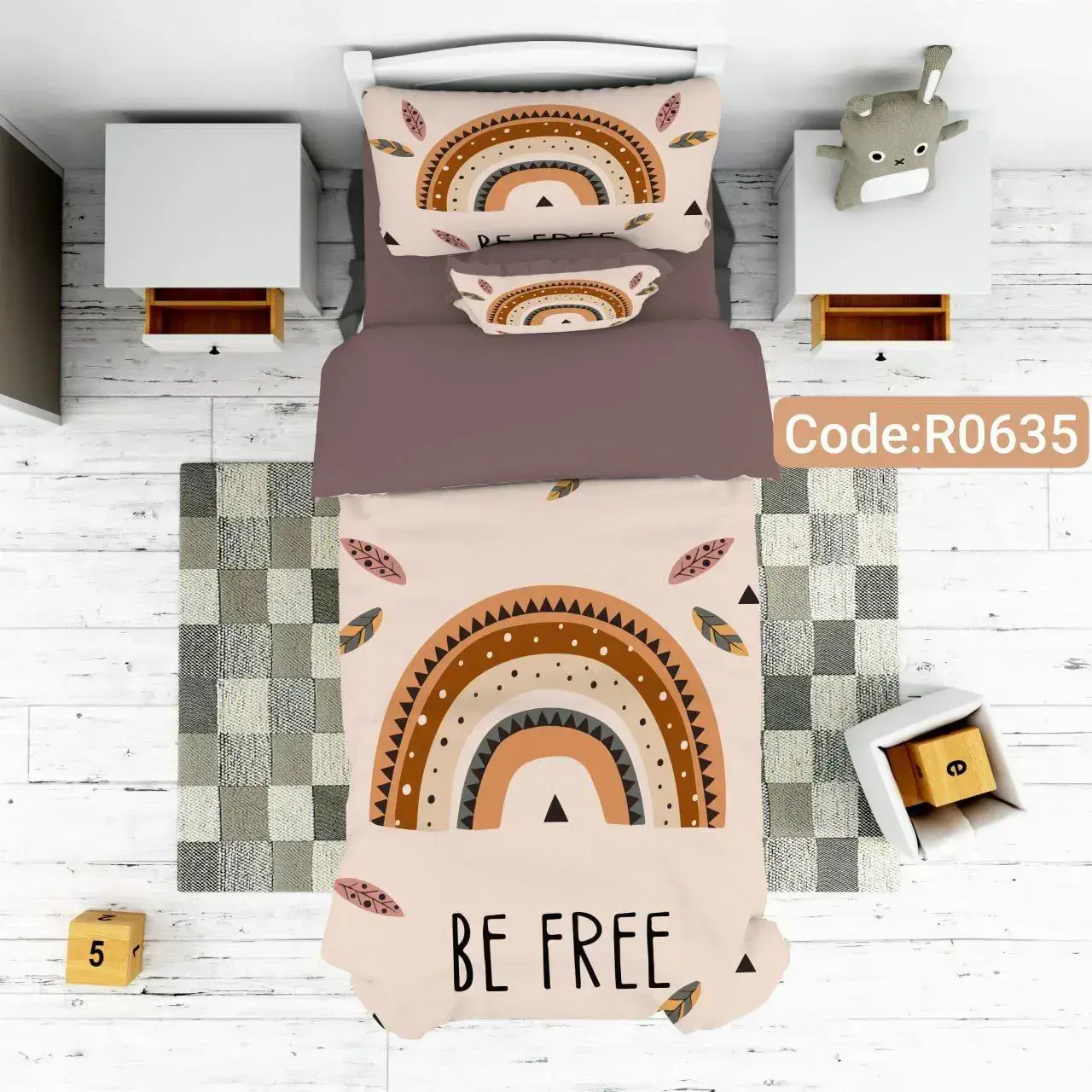 ست رو تختی BEE FREE کد R0635 - 1