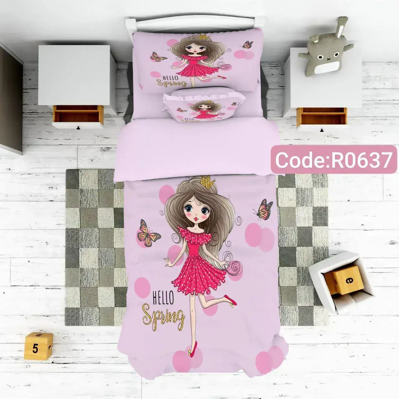 ست رو تختی SPRING کد R0637 - 1