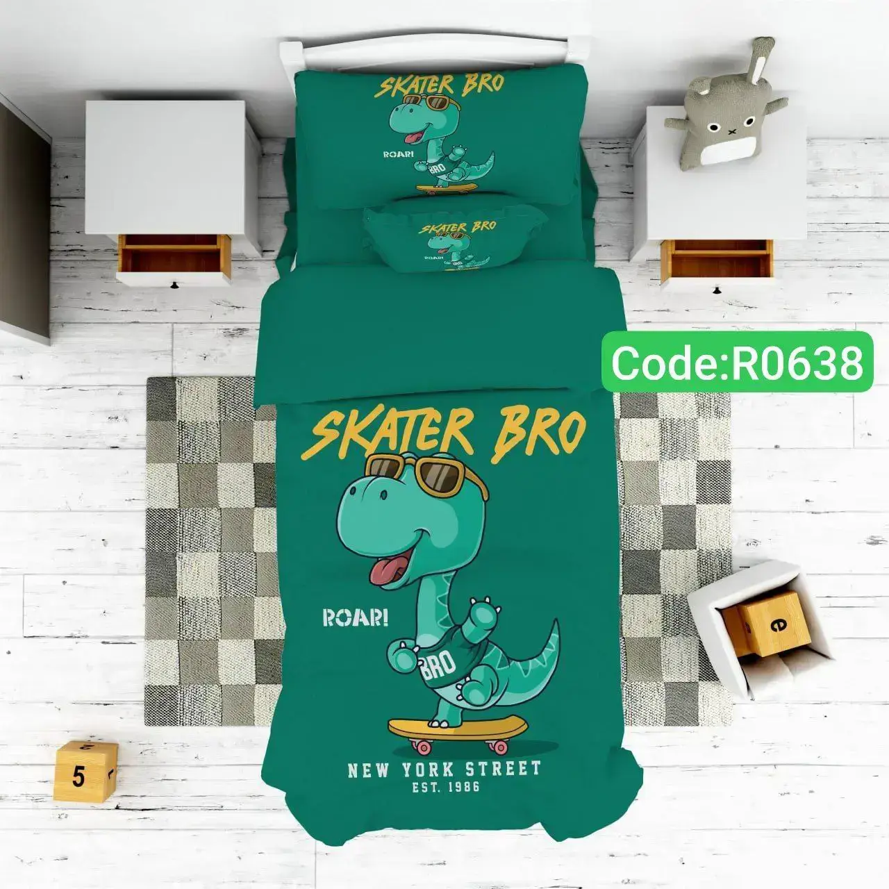 ست رو تختی SKATER کد R0638 - 1