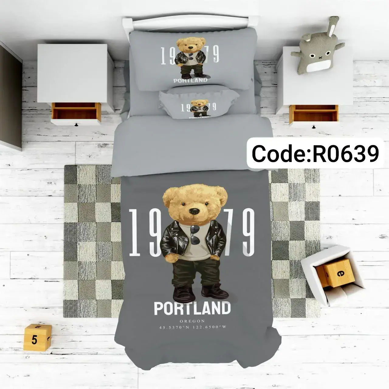 ست رو تختی PORTLAND کد R0639 - 1