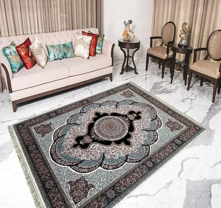  فرش ماشینی 700 شانه آرشیدا کرم ورژن - ارسال رایگان - 1