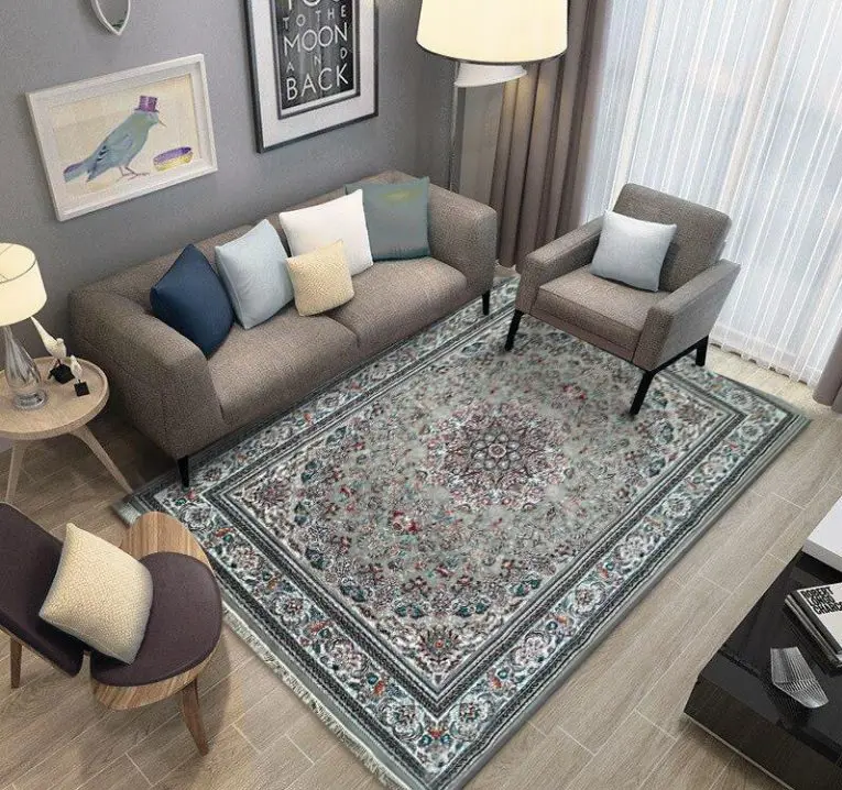  فرش ماشینی دستبافت گونه 700 شانه میخک فیلی ورژن - ارسال رایگان - 1