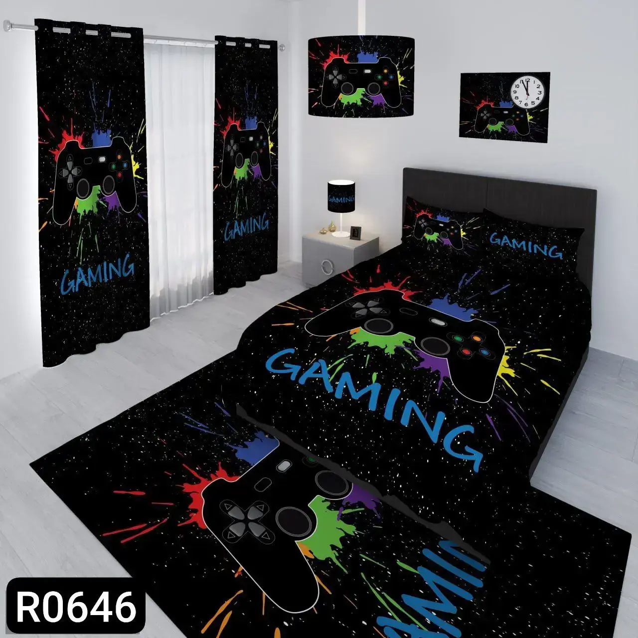 ست رو تختی گیمینگ کد R0645 - 1