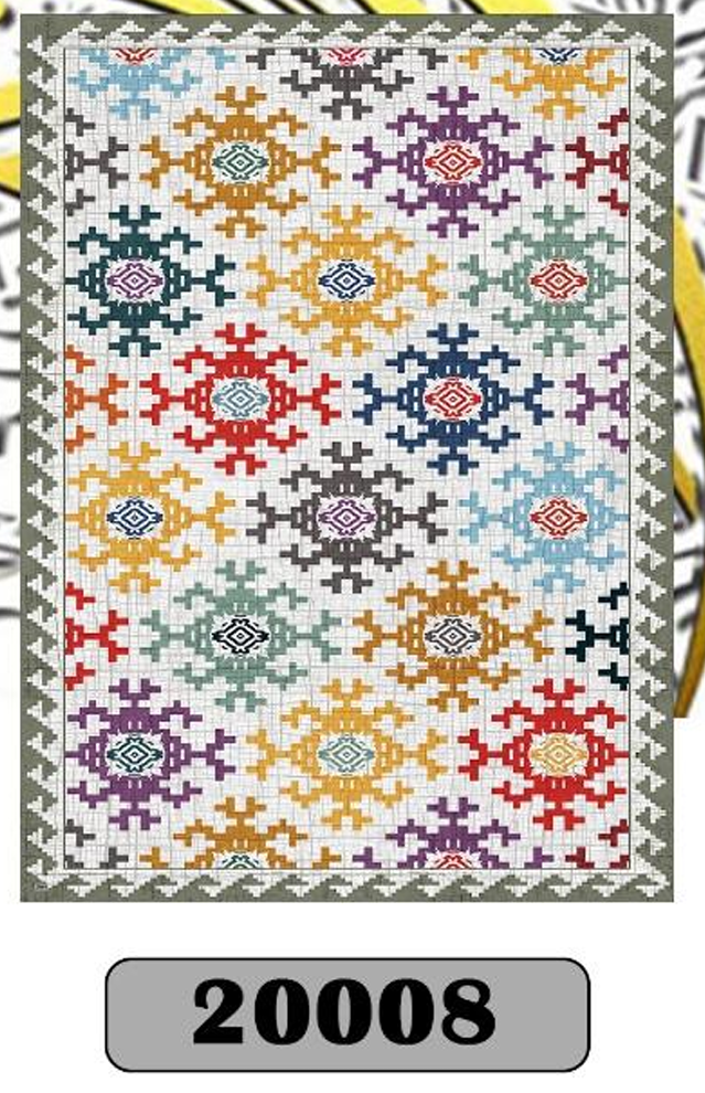 رومیزی مخمل شانل درجه یک B20008 - 1