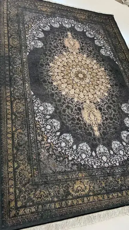 فرشینه ترمزدار و ریشه‌دار طرح مریم‌ سارا کد A725 - 1