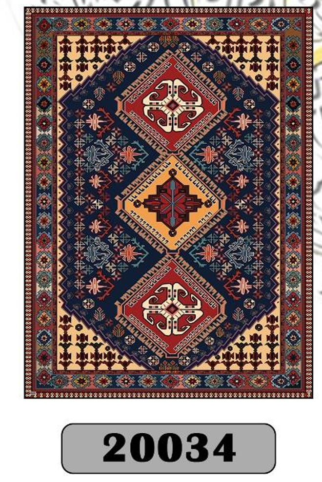 رومیزی مخمل شانل درجه یک B20034 - 1