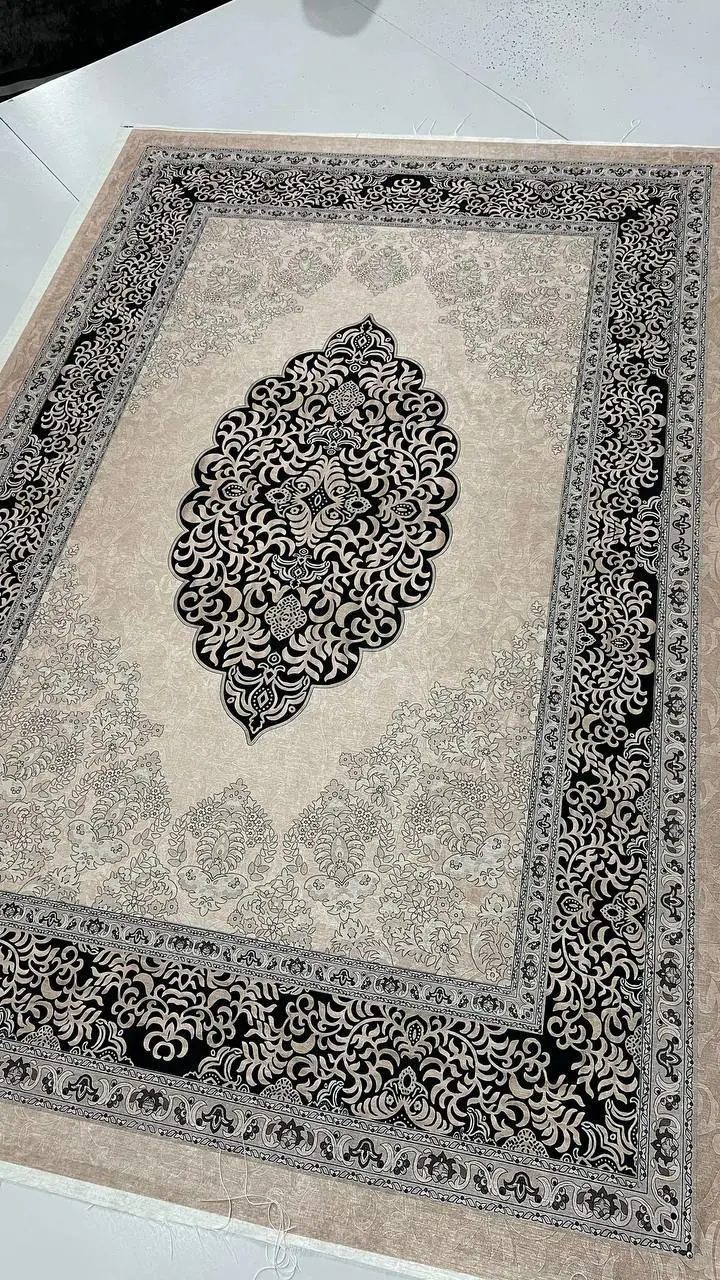 روفرشی کشدار مخمل شانل تراکم بالا (کاور فرش) کد A640 - 1
