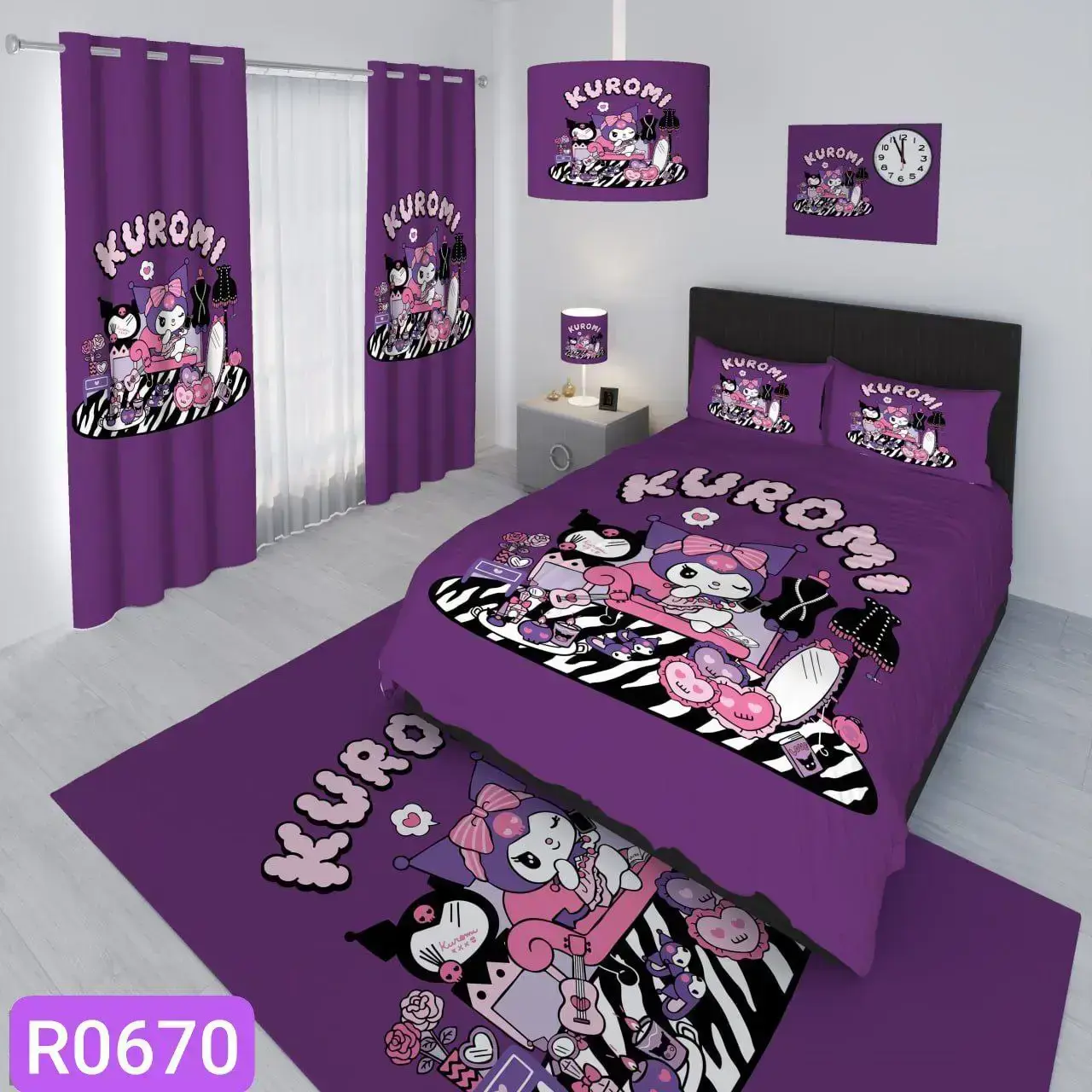 ست رو تختی کرومی کد R0670 - 1