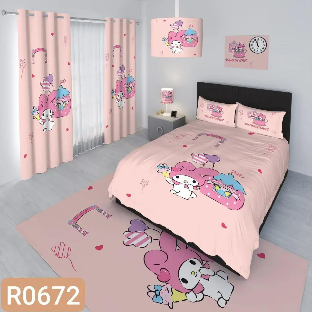 ست رو تختی کرومی کد R0672 - 1