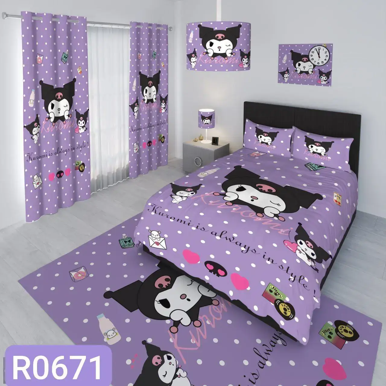 ست رو تختی کرومی کد R0671 - 1