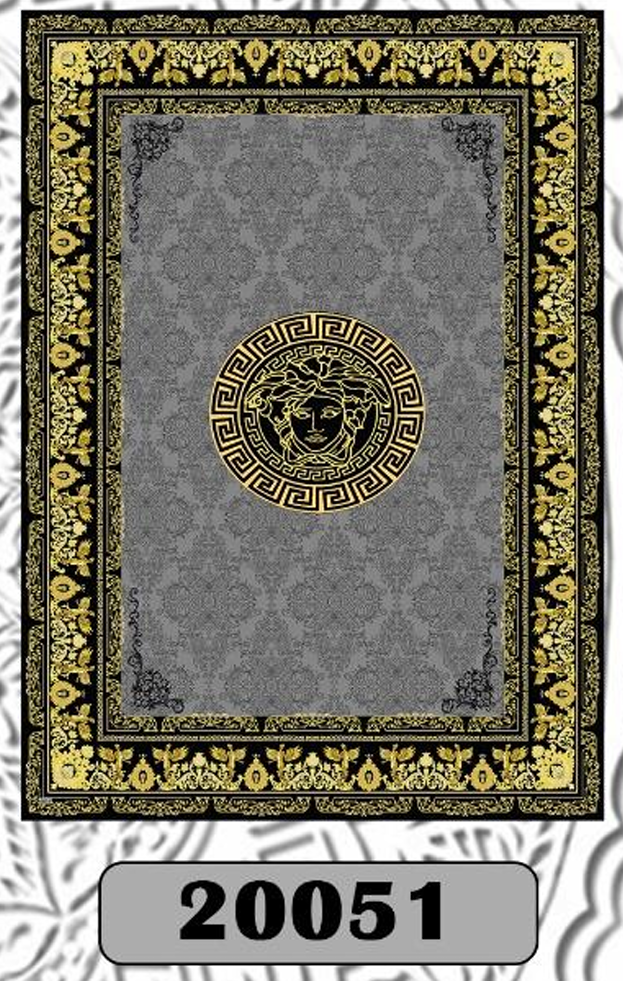 رومیزی مخمل شانل درجه یک کد B20051 - 1