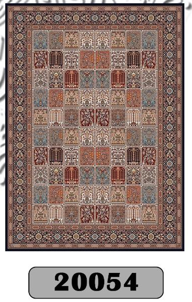 رومیزی مخمل شانل درجه یک کد B20054 - 1