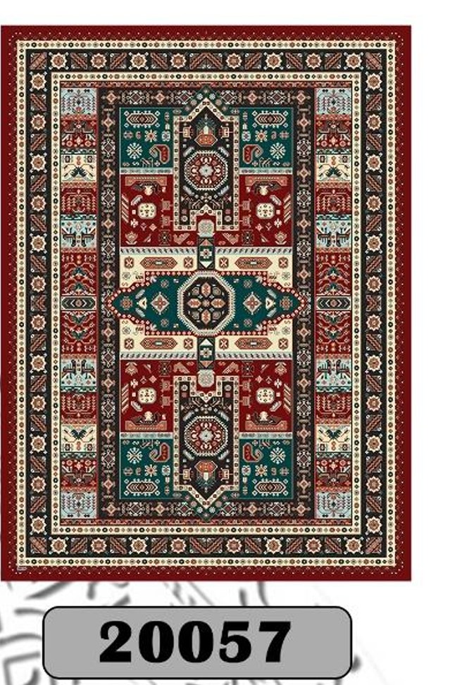 رومیزی مخمل شانل درجه یک کد B20057 - 1