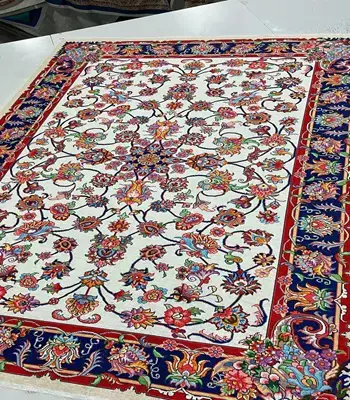 روفرشی کشدار مخمل شانل تراکم بالا (کاور فرش) کد A638 - 1