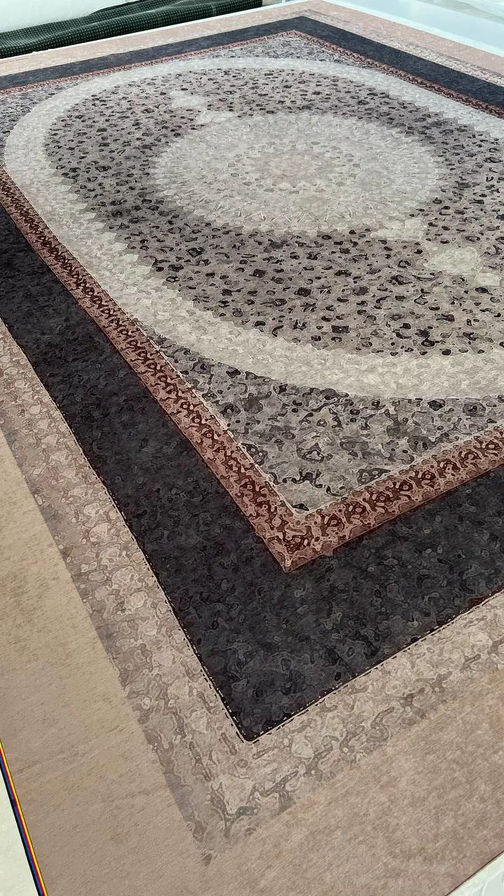 روفرشی کشدار مخمل شانل تراکم بالا (کاور فرش) کد A749 - 1