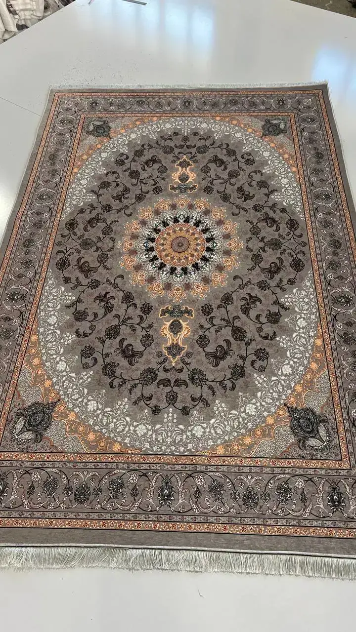 فرشینه ترمزدار و ریشه‌دار طرح نازنین کد A727 - 1