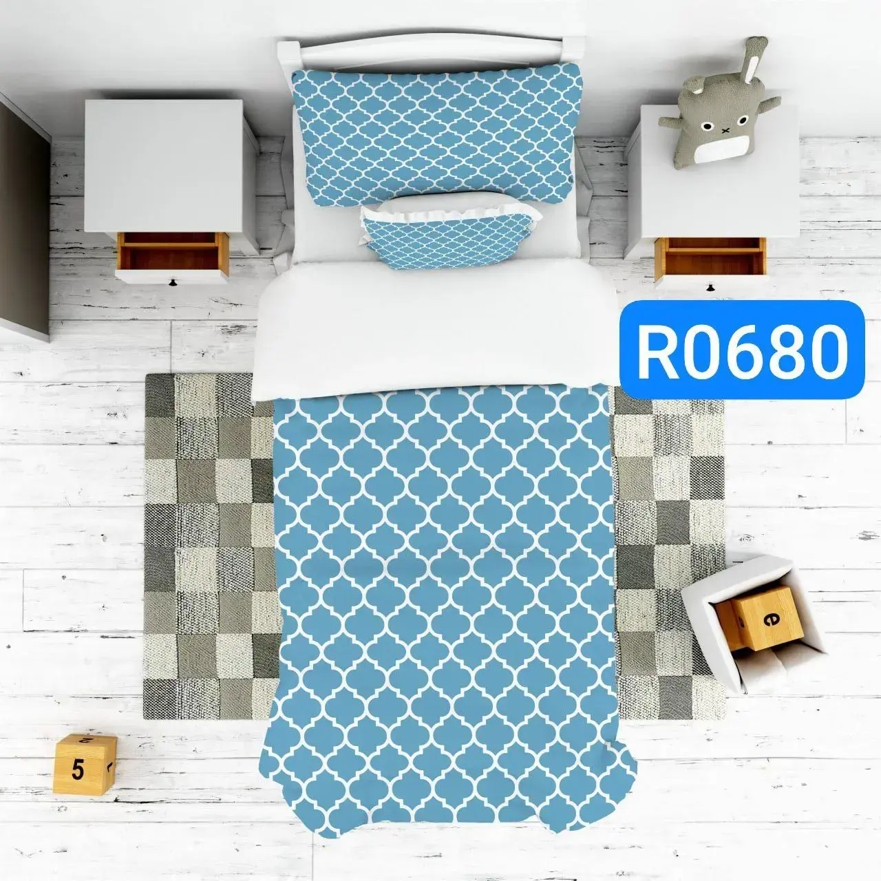ست رو تختی مدرن کد R0680 - 1