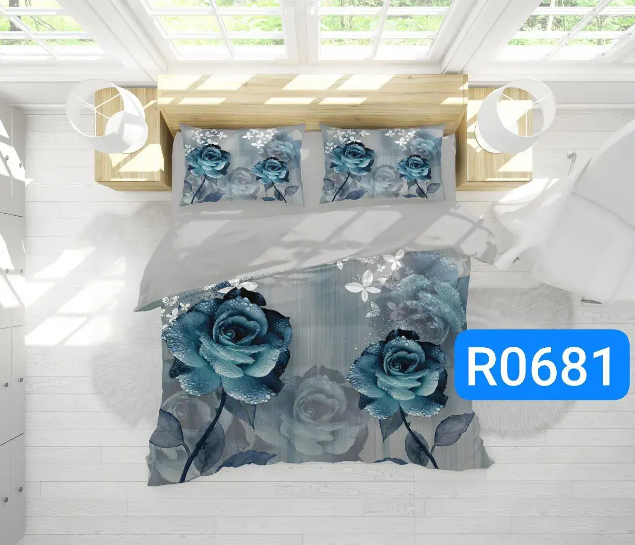 ست رو تختی مدرن کد R0681 - 1