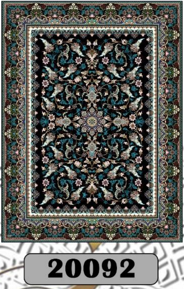 رومیزی مخمل شانل درجه یک کد B20092 - 1