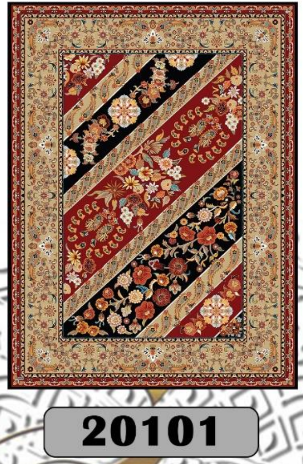 رومیزی مخمل شانل درجه یک کد B20101 - 1