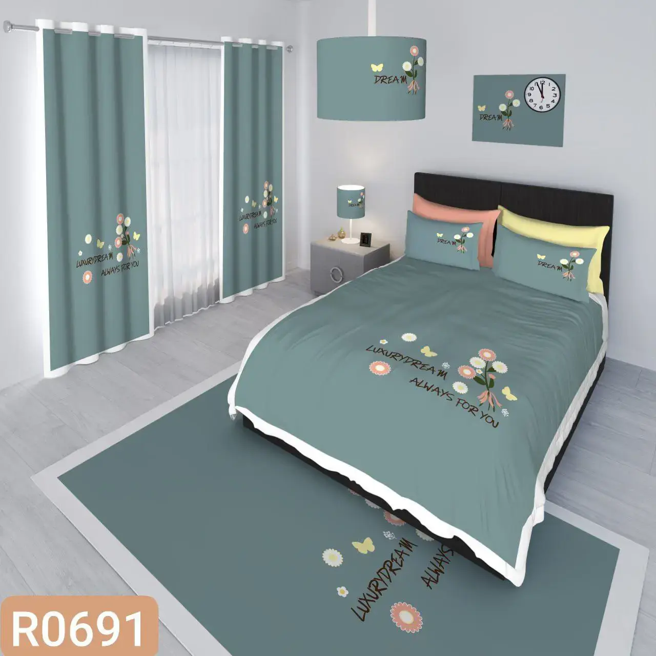 ست رو تختی مدرن کد R0691 - 1