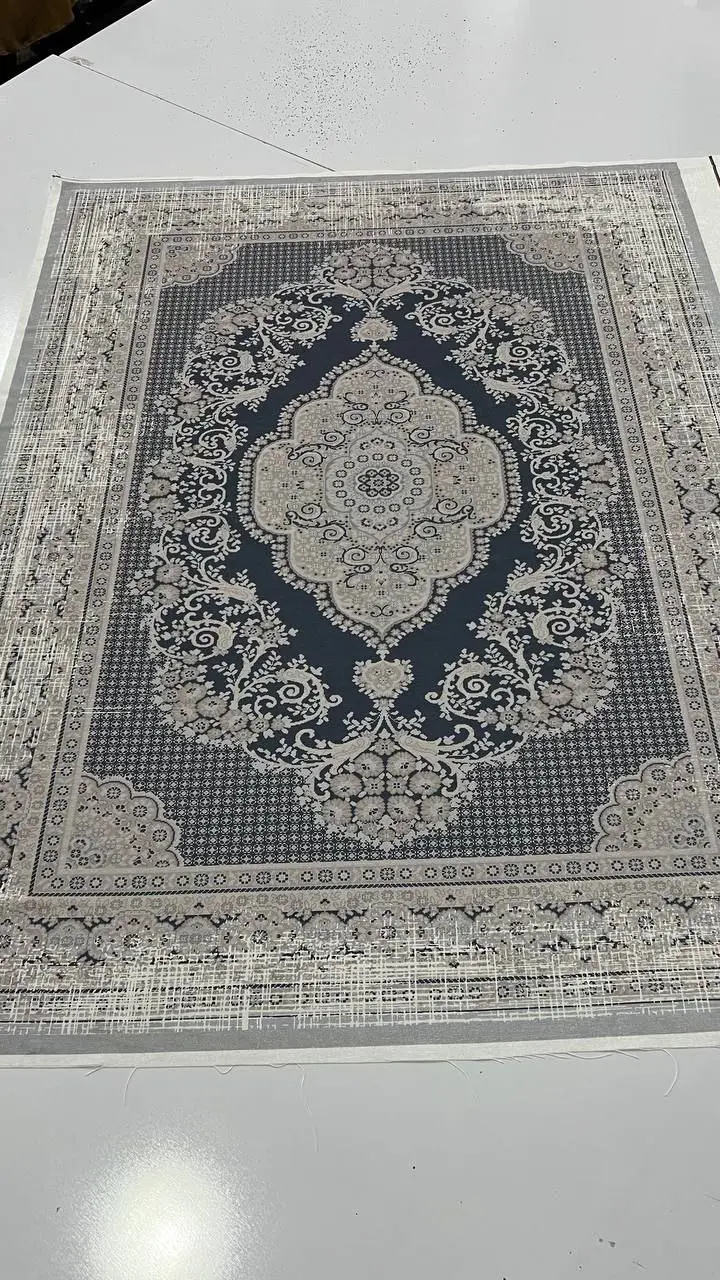 فرشینه ترمزدار و ریشه‌دار طرح النا کد A654 - 1