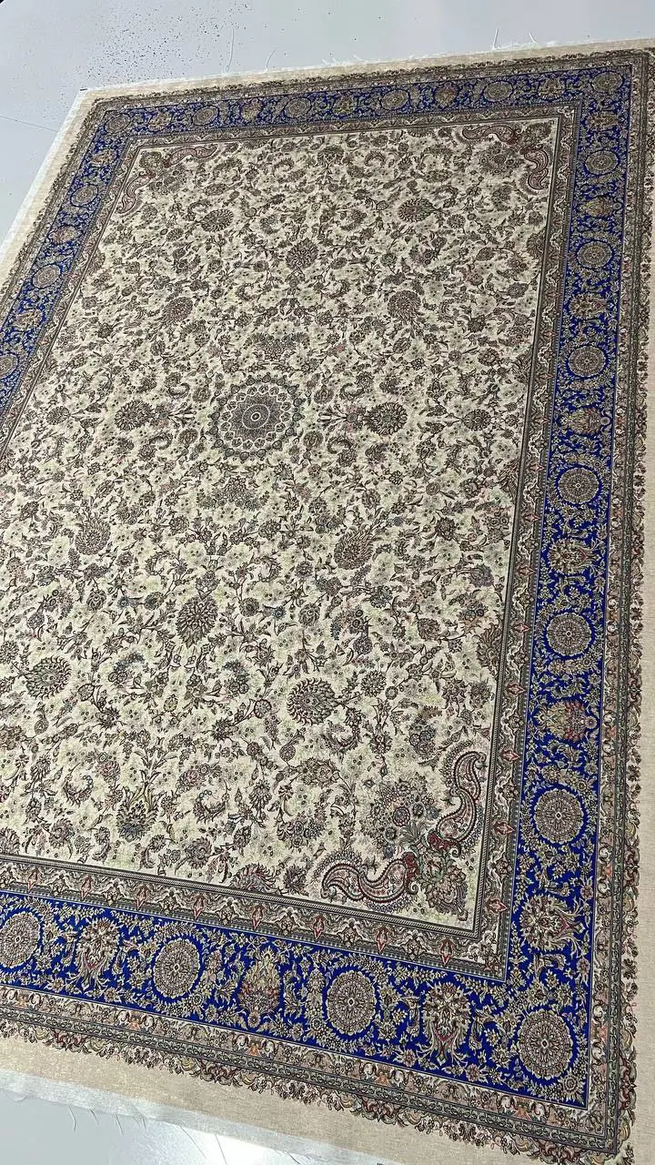 فرشینه ترمزدار و ریشه‌دار طرح مهناز کد A631 - 1