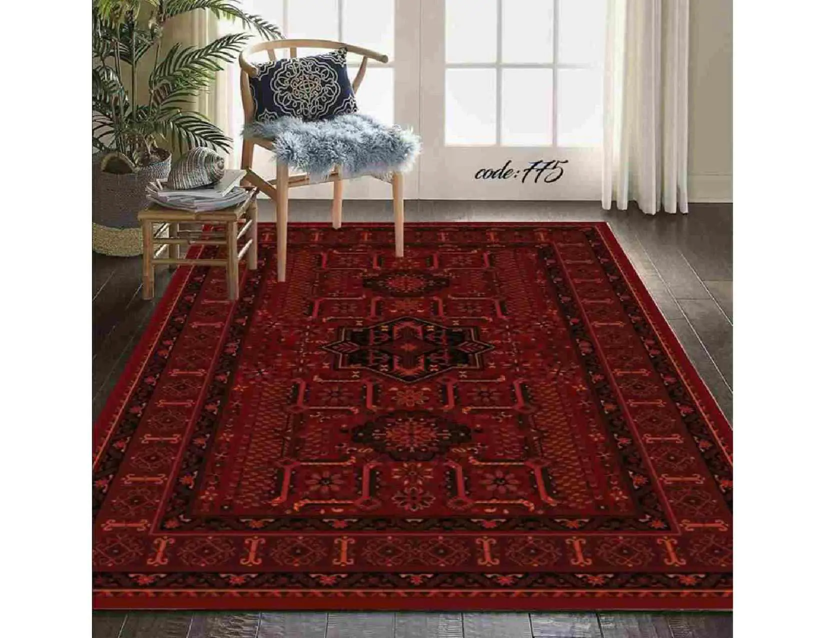روفرشی کشدار مخمل شانل کد A775 - 1