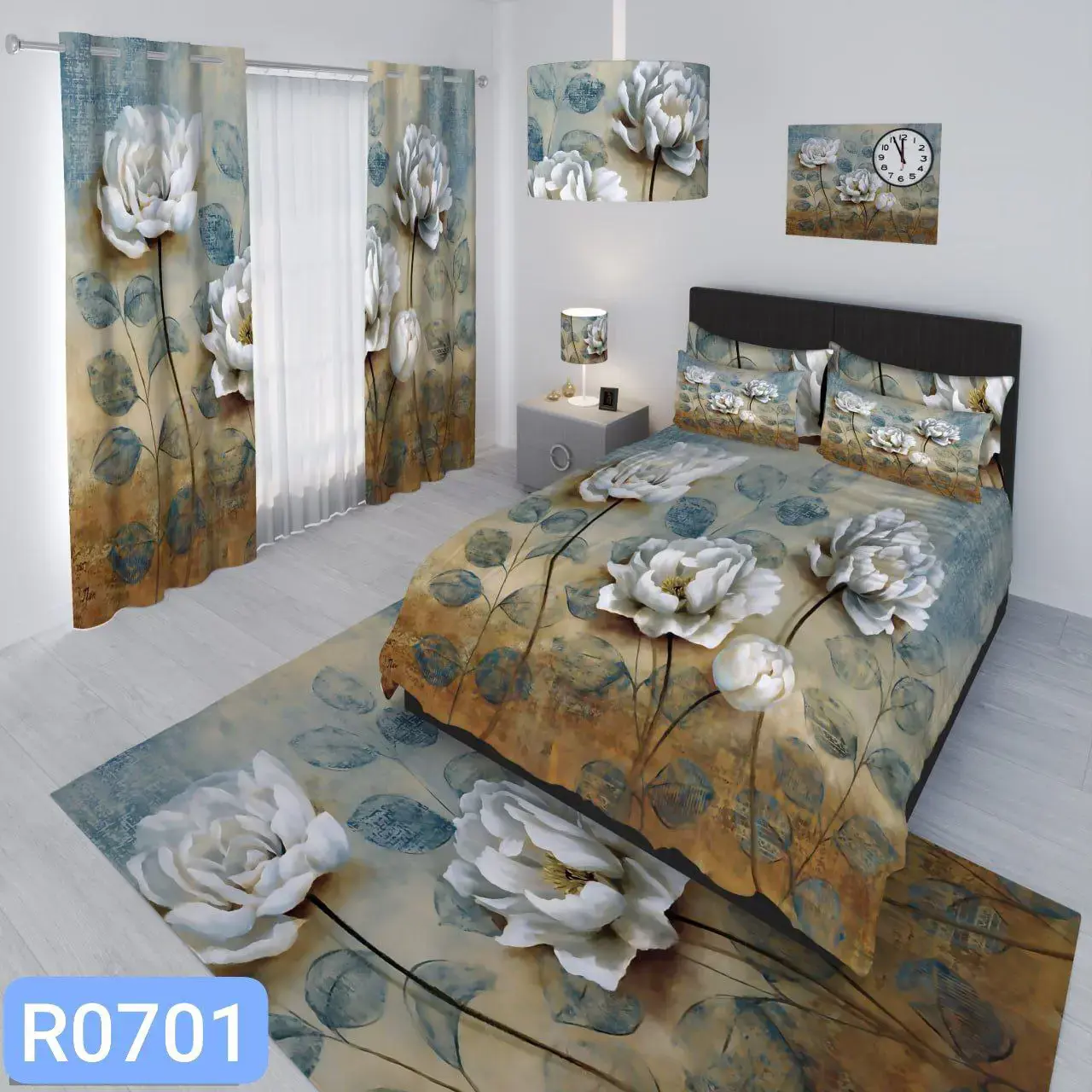 ست رو تختی مدرن کد R0701 - 1