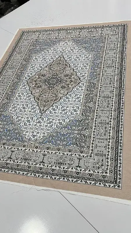 فرشینه ترمزدار و ریشه‌دار طرح ترانه کد A656 - 1
