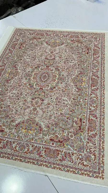 فرشینه ترمزدار و ریشه‌دار طرح آتنا کد A651 - 1