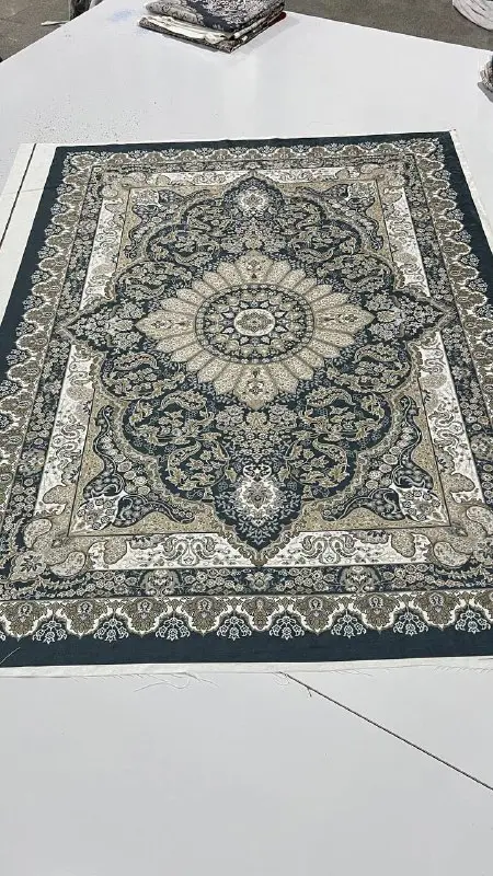 فرشینه ترمزدار و ریشه‌دار طرح هستی کد A646 - 1