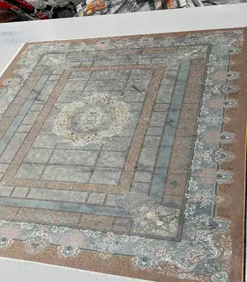 روفرشی کشدار مخمل شانل کد A610 - 1