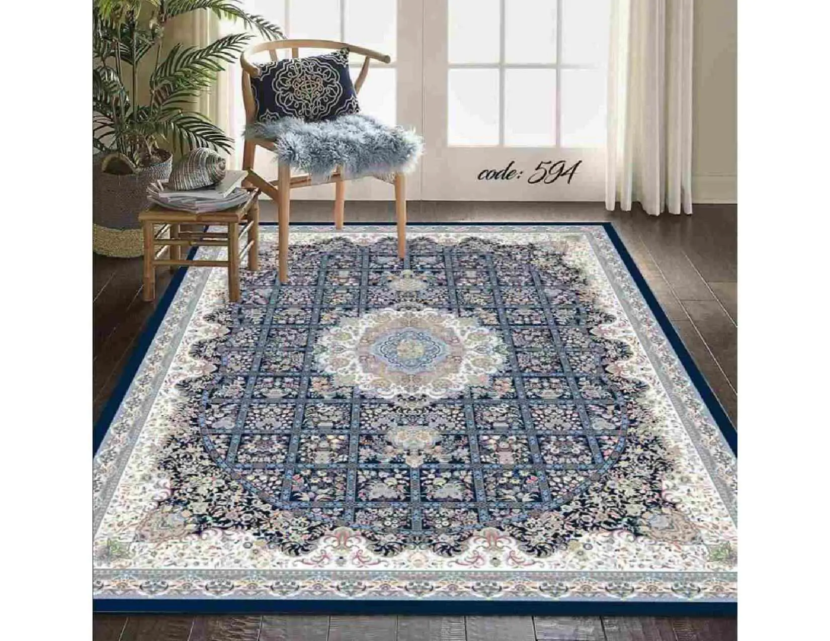 روفرشی کشدار مخمل شانل کد A594 - 1