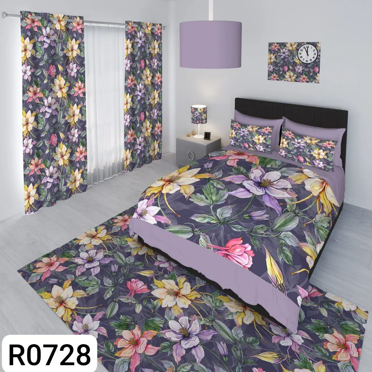 ست رو تختی مدرن کد R0728 - 1