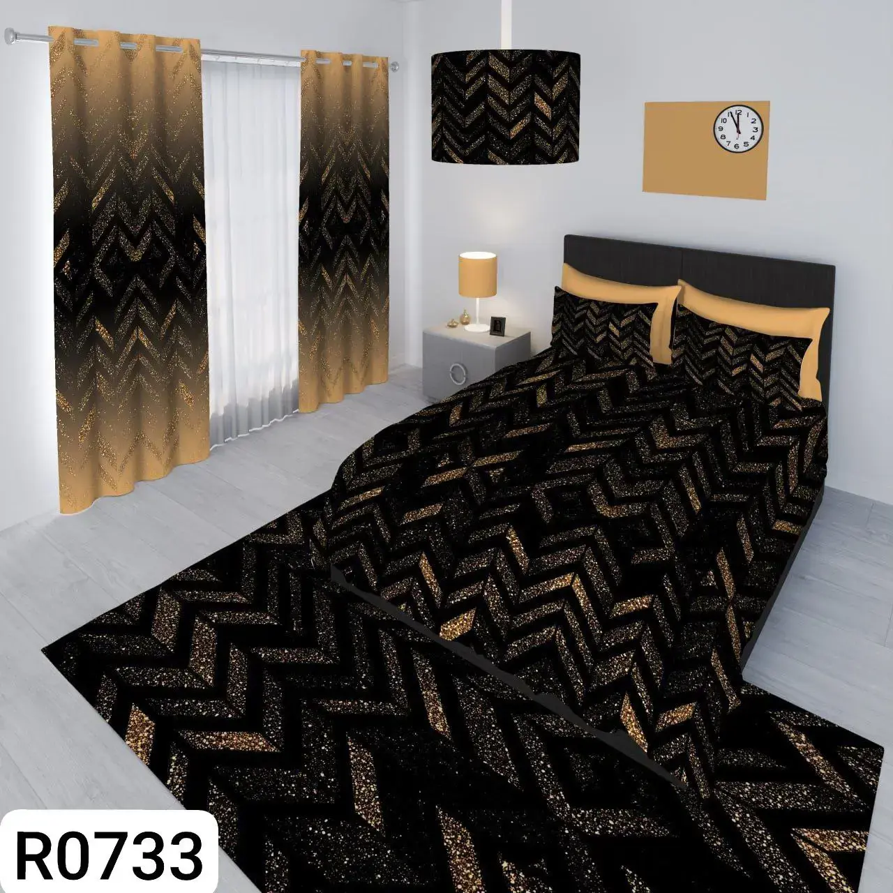 ست رو تختی مدرن کد R0733 - 1